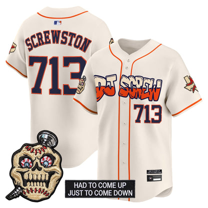 Houston Astros Screwed Up Click Vapor Premier Limited Jersey V2 - All Stitched