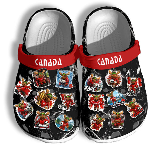 Canada Clogs WC2026 Black - Charms Gift Set