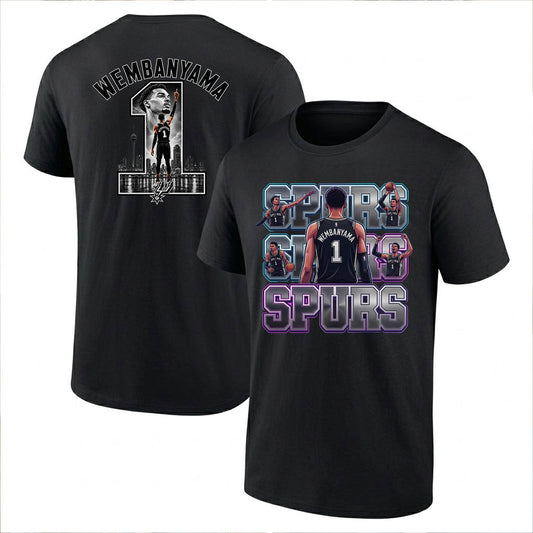 SAS 2026 NBA Victor Wembanyama Printed T-Shirt V2