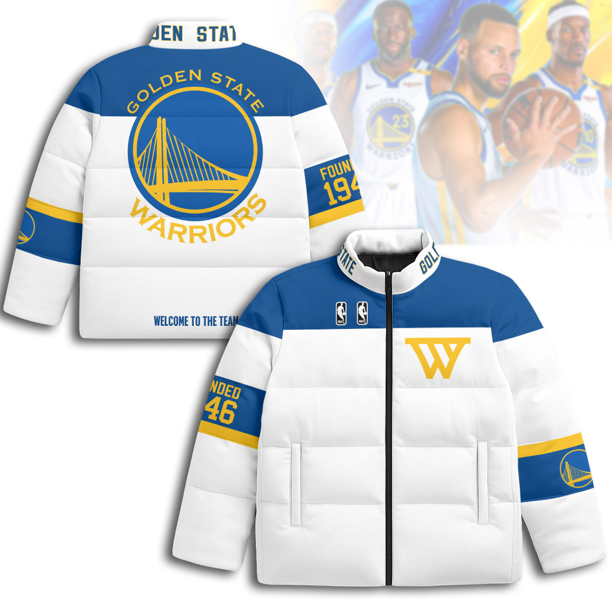 GSW Unisex Puffer Jacket
