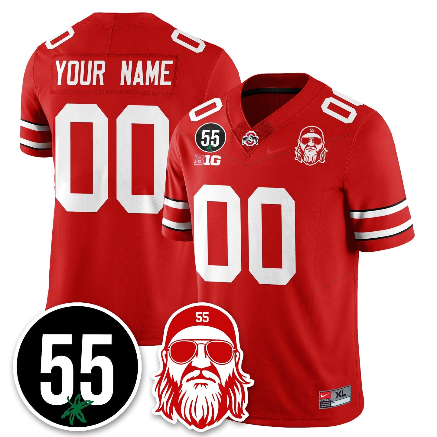 OSU Vapor Limited Jersey - Nick Mangold Patch - All Stitched