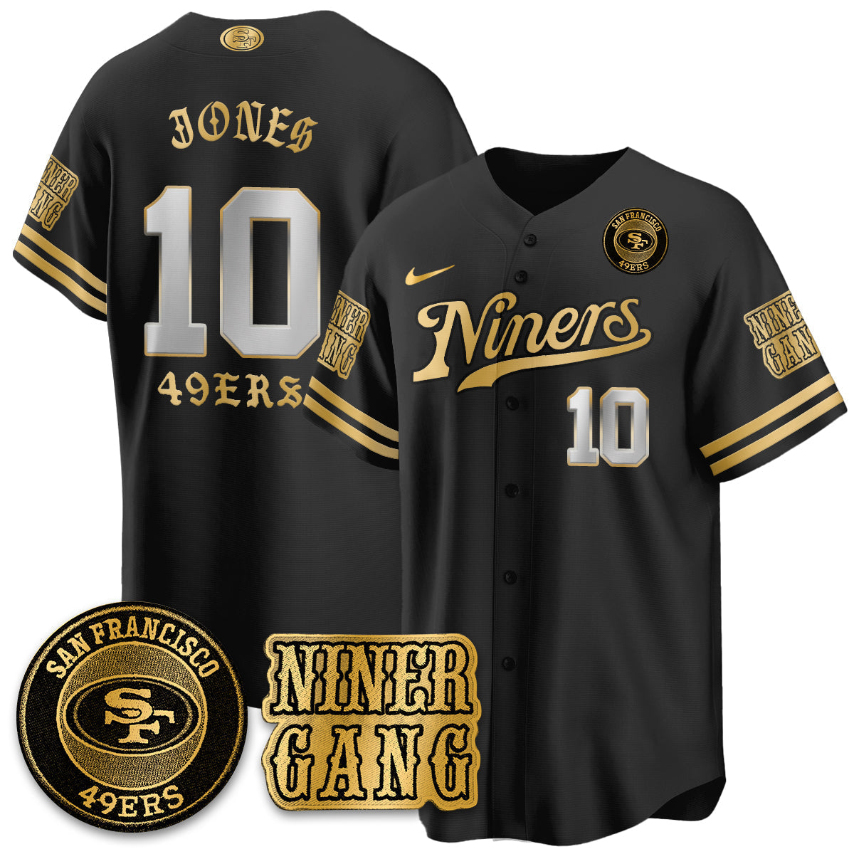 SF Born x Raised Baseball Jersey - All Stitched