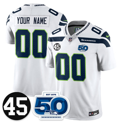 SEA Vapor Limited Custom Jersey - Honor Kenny Easley - All Stitched