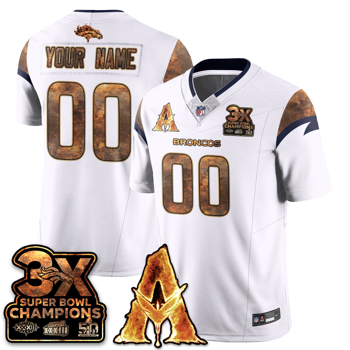 DEN x Avatar 3 Fire and Ash Jersey V2 - Stitched