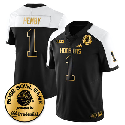 Indiana H Vapor Limited Football Gold Jersey - Rose Bowl - All Stitched