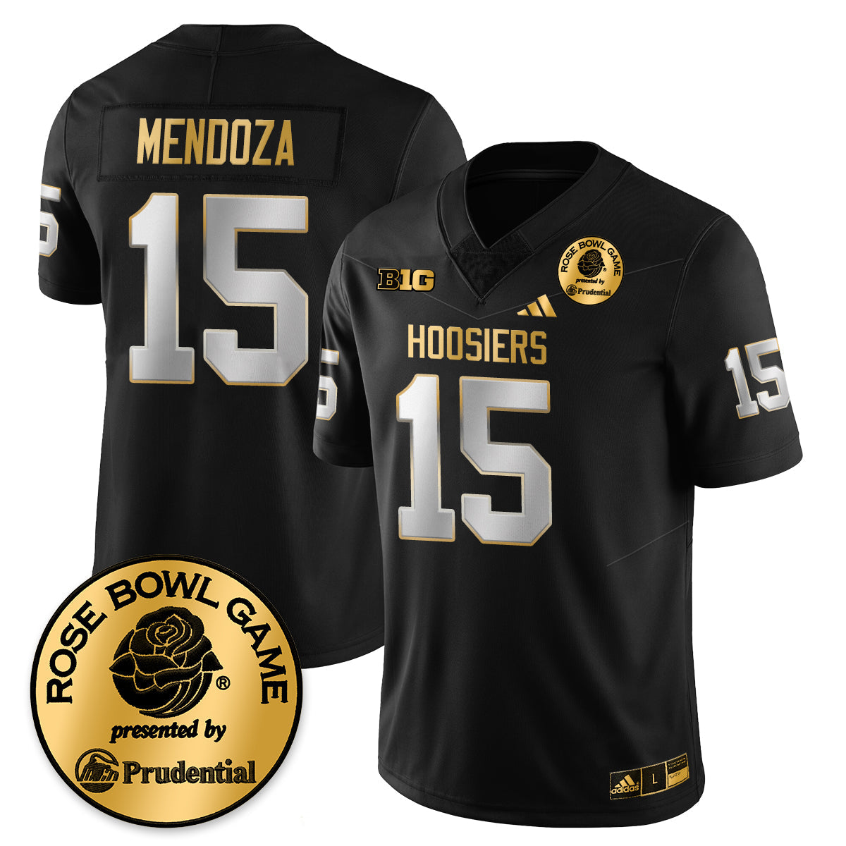 Indiana H Vapor Limited Football Gold Jersey - Rose Bowl - All Stitched
