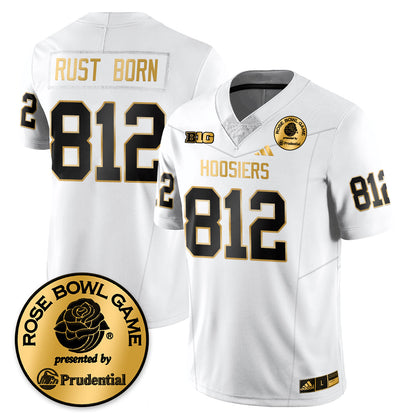Indiana H Vapor Limited Football Gold Jersey - Rose Bowl - All Stitched