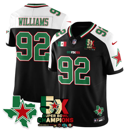 DAL Mexico Vapor Limited Jersey - All Stitched