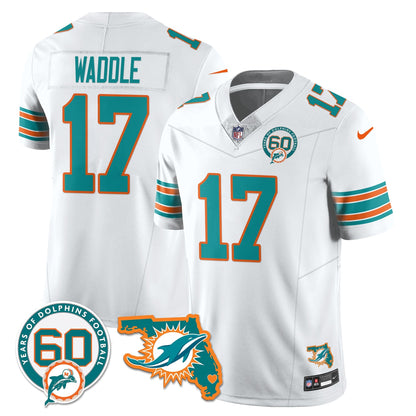 MIA 60th Season Vapor Limited Jersey - All Stitched