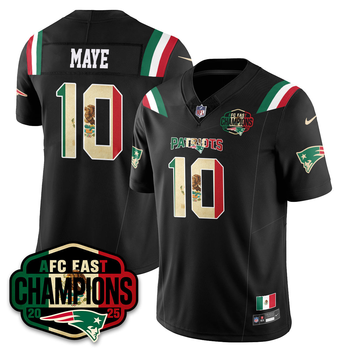 DEN Mexico AFC West Division Champions Vapor Limited Jersey - All Stitched