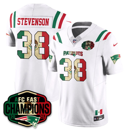 NE Mexico AFC East Division Champions Vapor Limited Jersey - All Stitched
