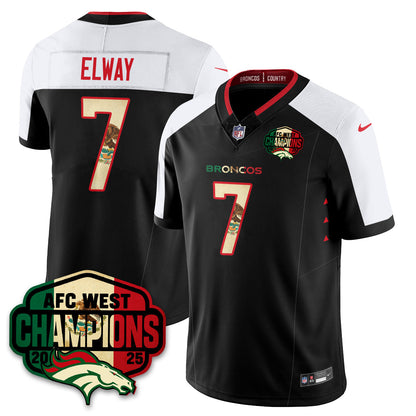 DEN Mexico AFC West Division Champions Vapor Limited Jersey - All Stitched