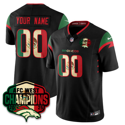 DEN Mexico AFC West Division Champions Vapor Limited Jersey - All Stitched