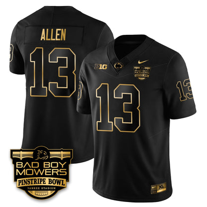 PSU Football Pinstripe Bowl Gold Jersey - All Stitched