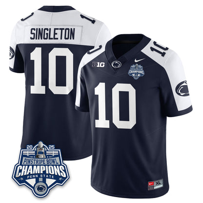 PSU Football 2025 Pinstripe Bowl Champions Jersey - All Stitched