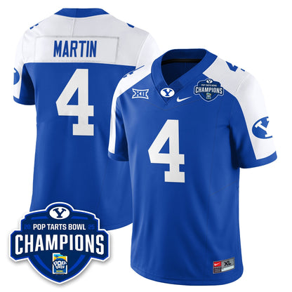 BYU Cougars Football 2025 Pop-Tarts Bowl Champions Jersey - All Stitched