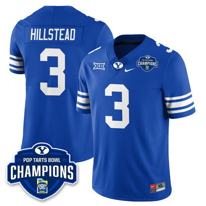 BYU Cougars Football 2025 Pop-Tarts Bowl Champions Jersey - All Stitched