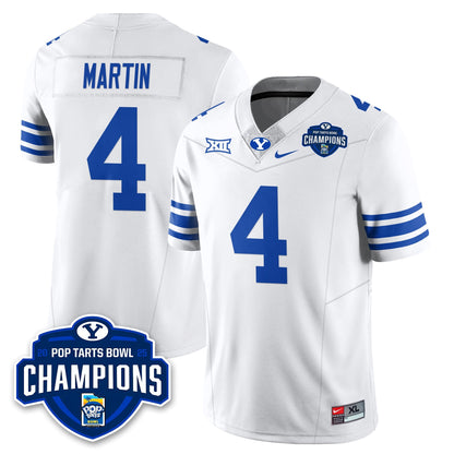 BYU Cougars Football 2025 Pop-Tarts Bowl Champions Jersey - All Stitched