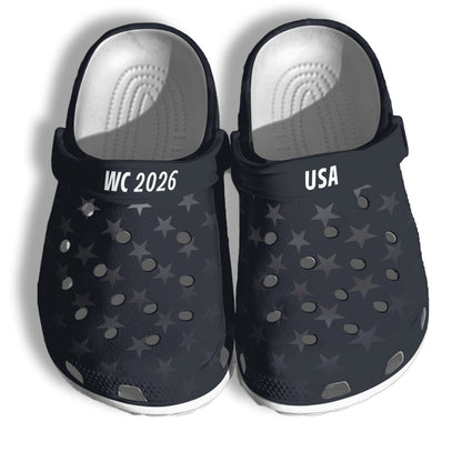 USMNT Clogs WC2026 Black - Charms Gift Set