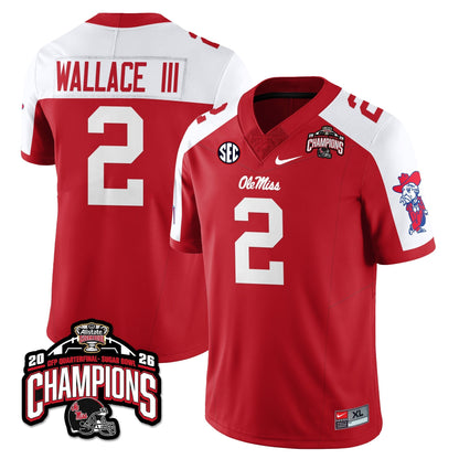 Ole Miss Football Vapor Limited Jersey - Allstate Sugar Bowl Champions - All Stitched