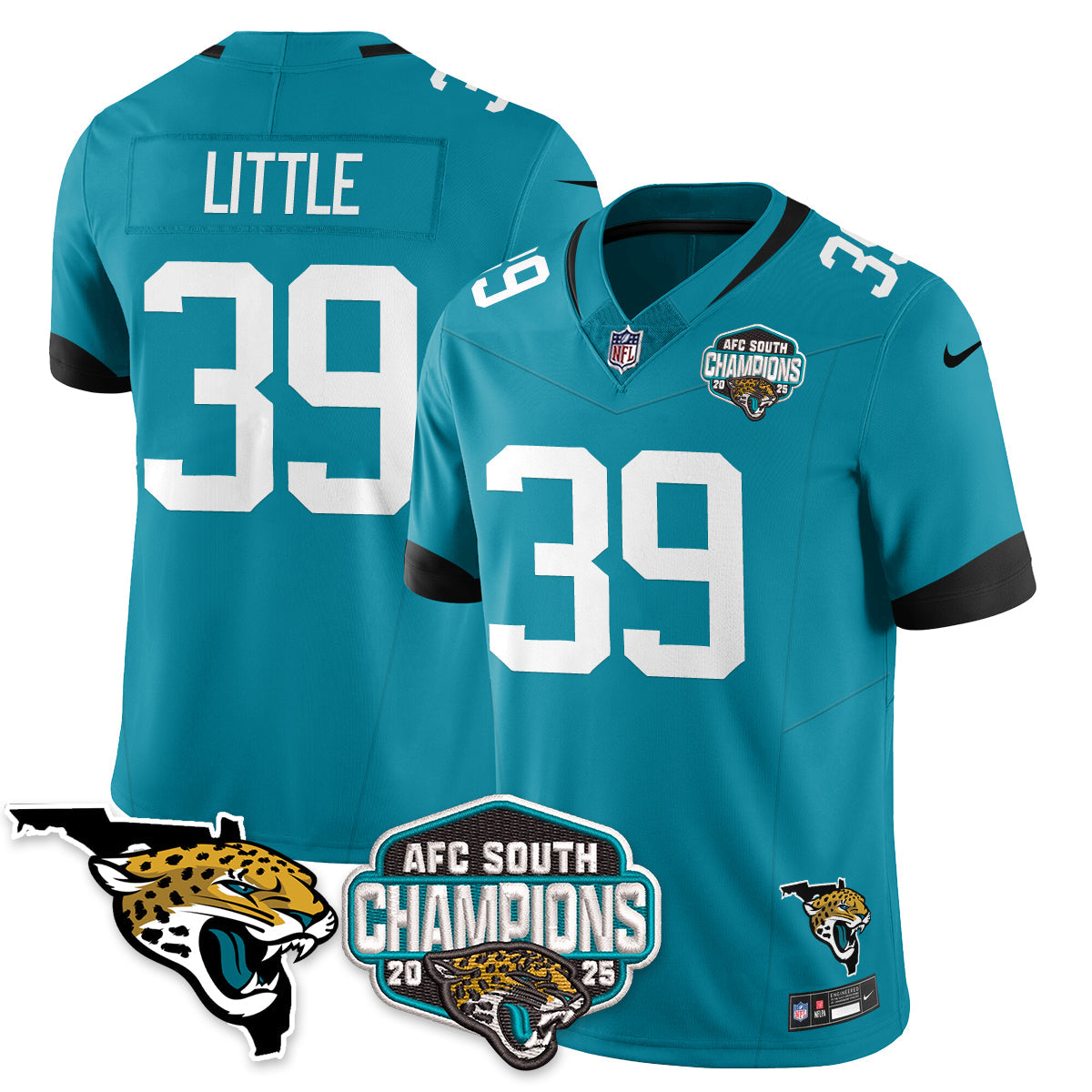 DET AFC South Division Champions Vapor Limited Jersey - All Stitched