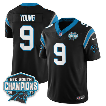 CAR NFC South Division Champions Vapor Limited Jersey n1 - All Stitched
