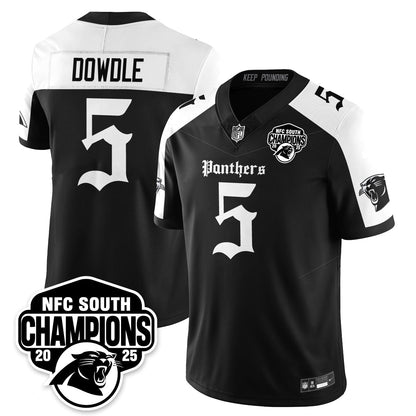 CAR Gothic NFC South Division Champions Vapor Limited Gothic Jersey - All Stitched