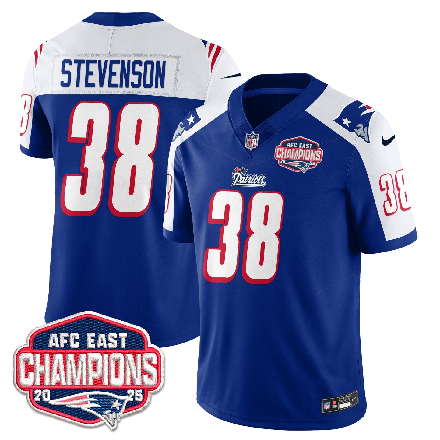 NE 1996 Throwback Limited Vapor Jersey – All Stitched
