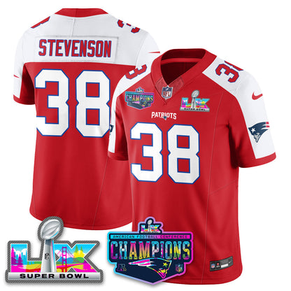 NE 2025 Vapor Jersey - AFC Champions Limited Patch - All Stitched