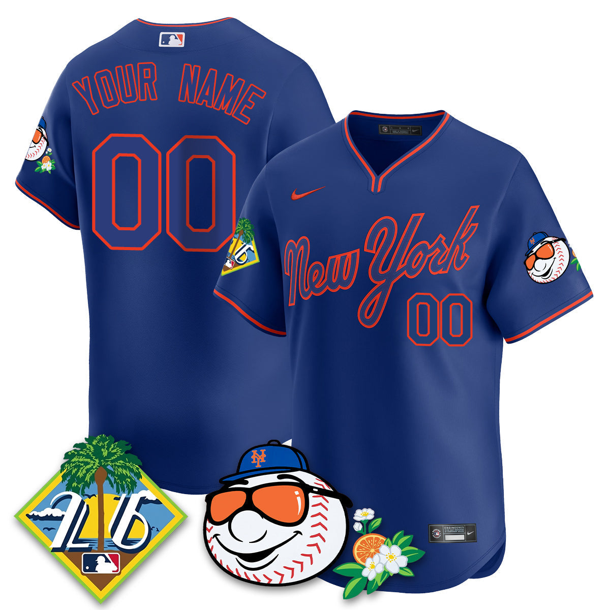 Custom NYM 2026 Spring Training Vapor Limited Jersey - All Stitched