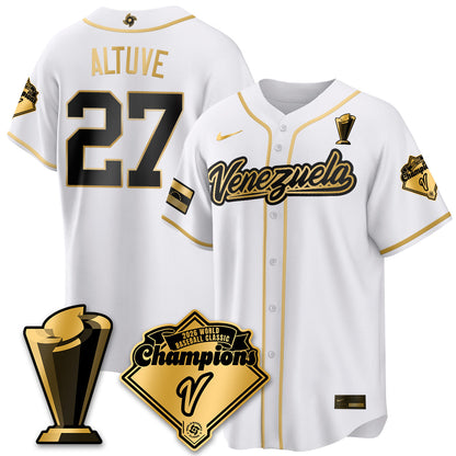 Venezuela Baseball 2026 World Baseball Classic Champions Limited Jersey - All Stitched