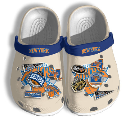 NYK 2026 NBA Finals Clogs Cream - Charms Gift Set