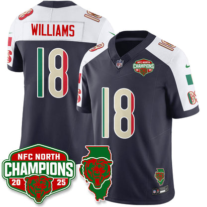 CHI Mexico NFC North Division Champions Vapor Limited Jersey - All Stitched