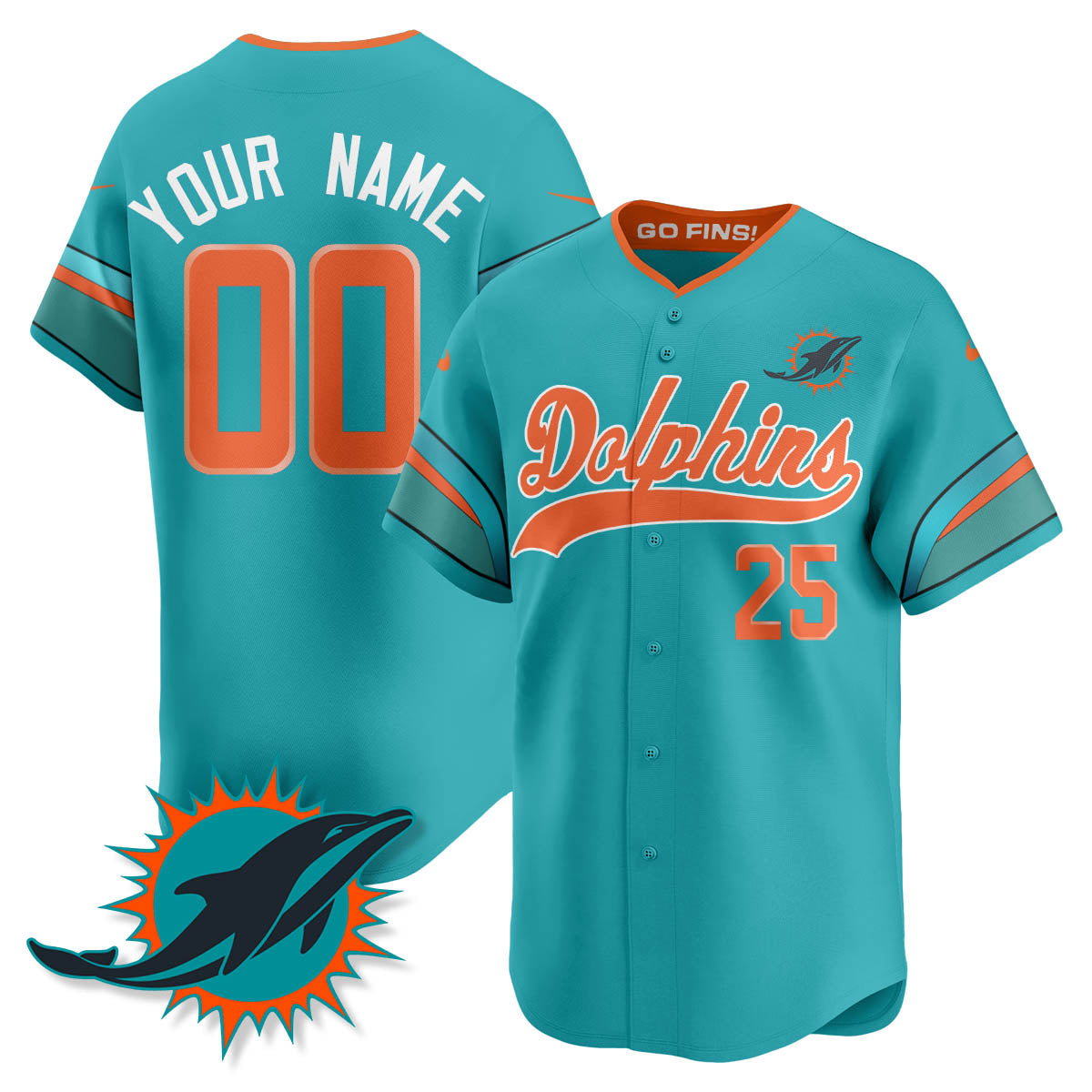 Custom MIA "Rivalries" Vapor Limited Baseball Jersey - All Stitched
