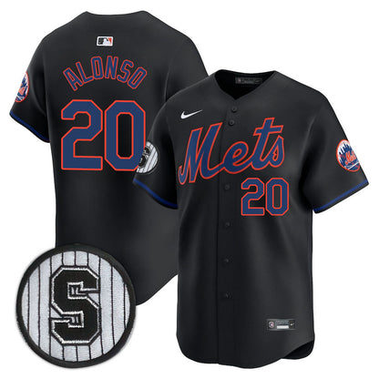 NYM Limited Jersey - 1992 Patch - All Stitched