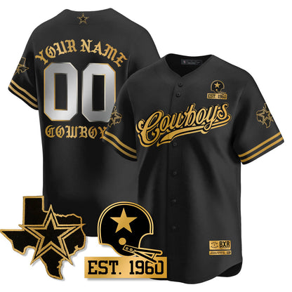 DAL Born x Raised Baseball Custom Jersey - All Stitched