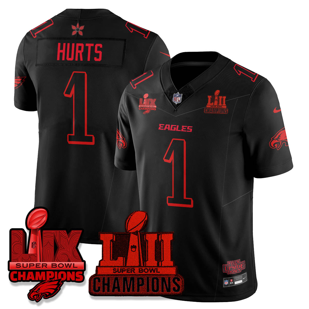 PHI Stranger Things Vapor Limited Jersey - All Stitched