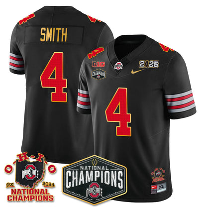 OSU 'Heritage Stripe' 2025 CFP Patch - National Champions Jersey N8 - All Stitched
