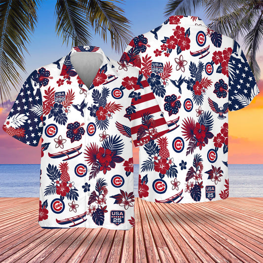 CHC Special Semiquincentennial Hawaiian Design Button Shirt V2