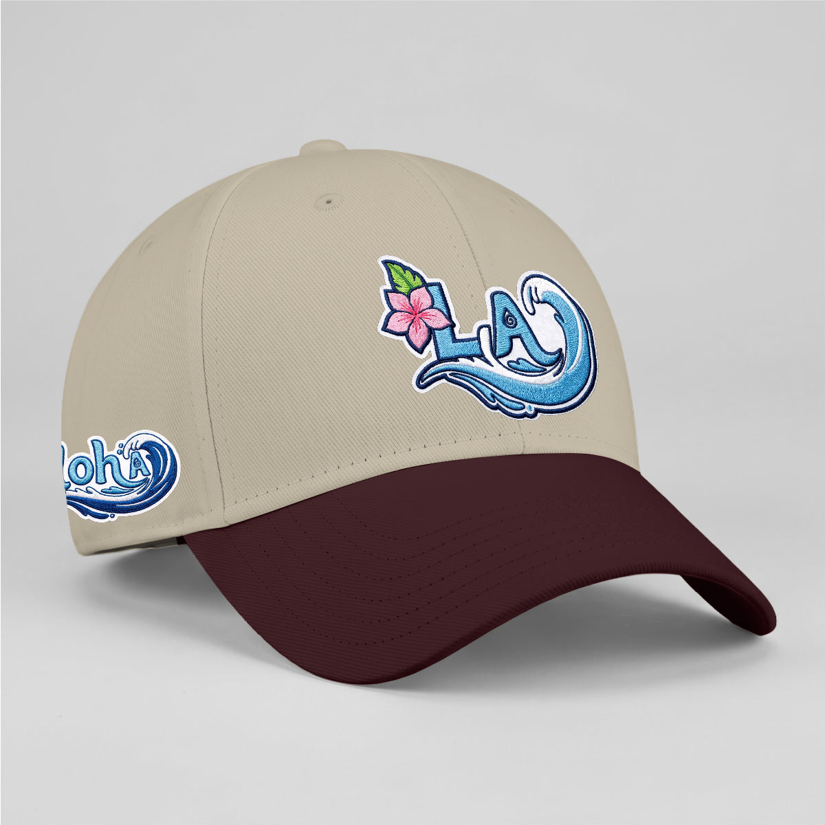 LAD Aloha Baseball Embroidered Cap