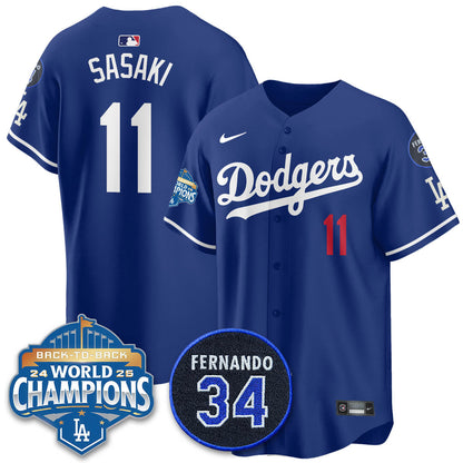 LAD 2025 Back To Back Champions Jersey - All Stitched