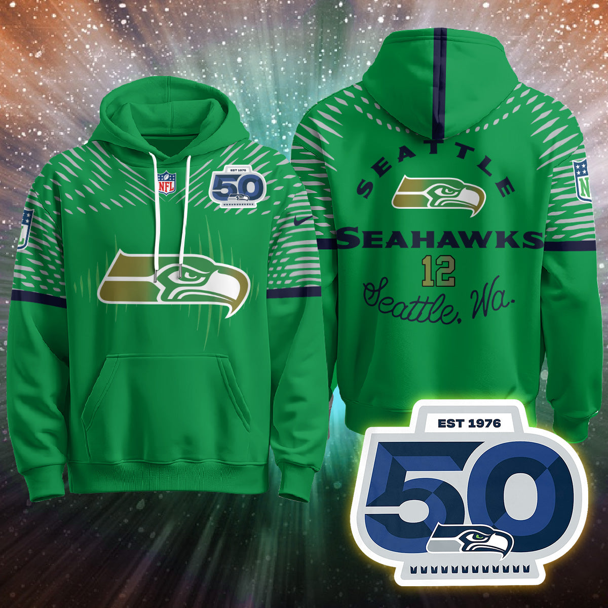 SEA Rivalries Vapor Limited Hoodie - Printed