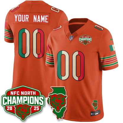 CHI Mexico NFC North Division Champions Vapor Limited Jersey - All Stitched