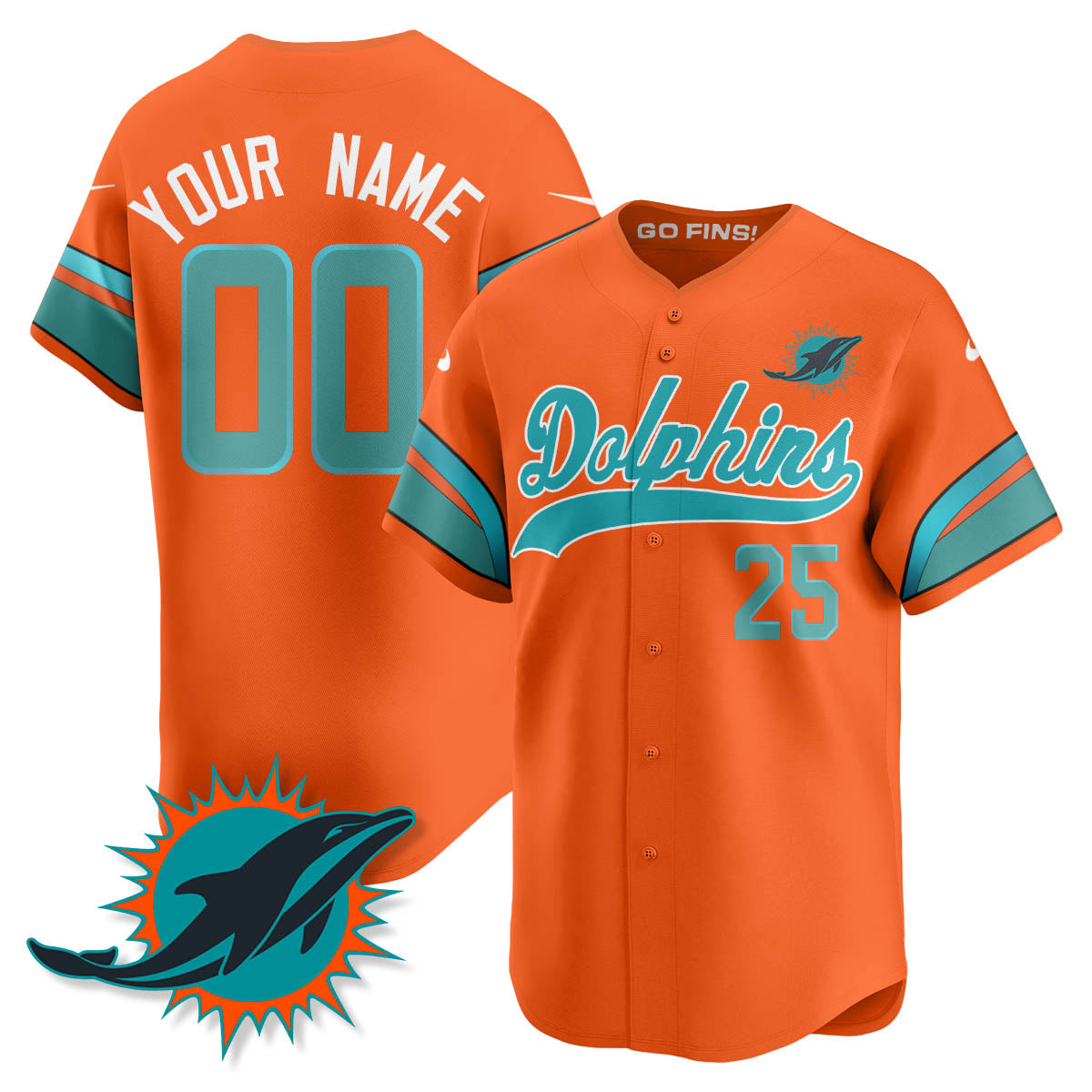 Custom MIA "Rivalries" Vapor Limited Baseball Jersey - All Stitched