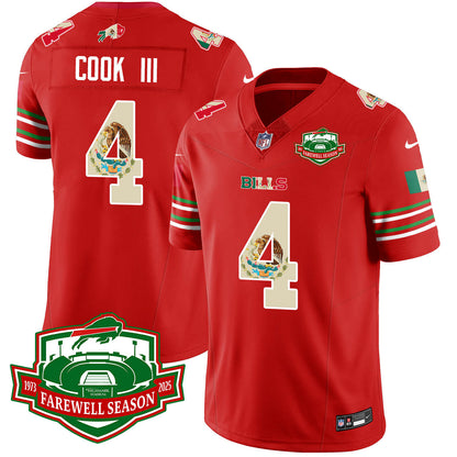 BUF Mexico Vapor Limited Jersey - All Stitched