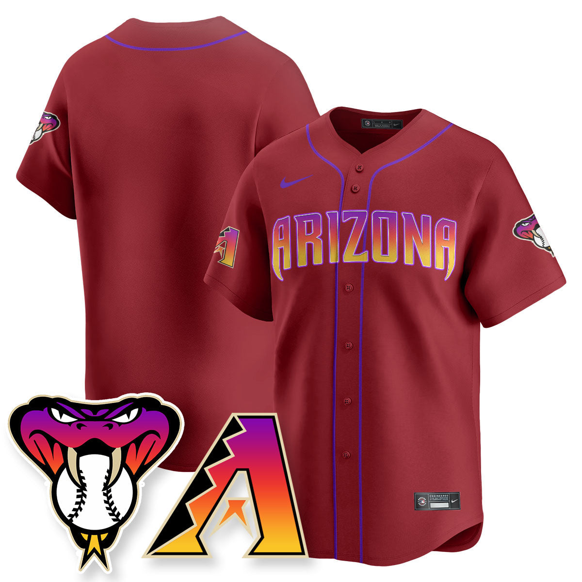 ARI 2025 City Connect Concept Jersey - All Stitched