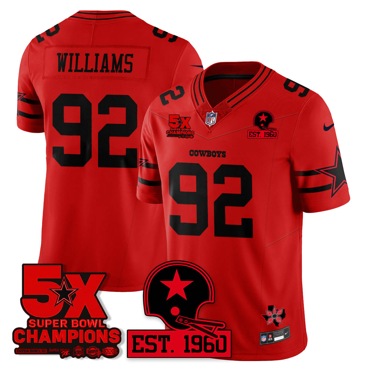 DAL 'Stranger Things Edition' Vapor Limited Jersey - All Stitched