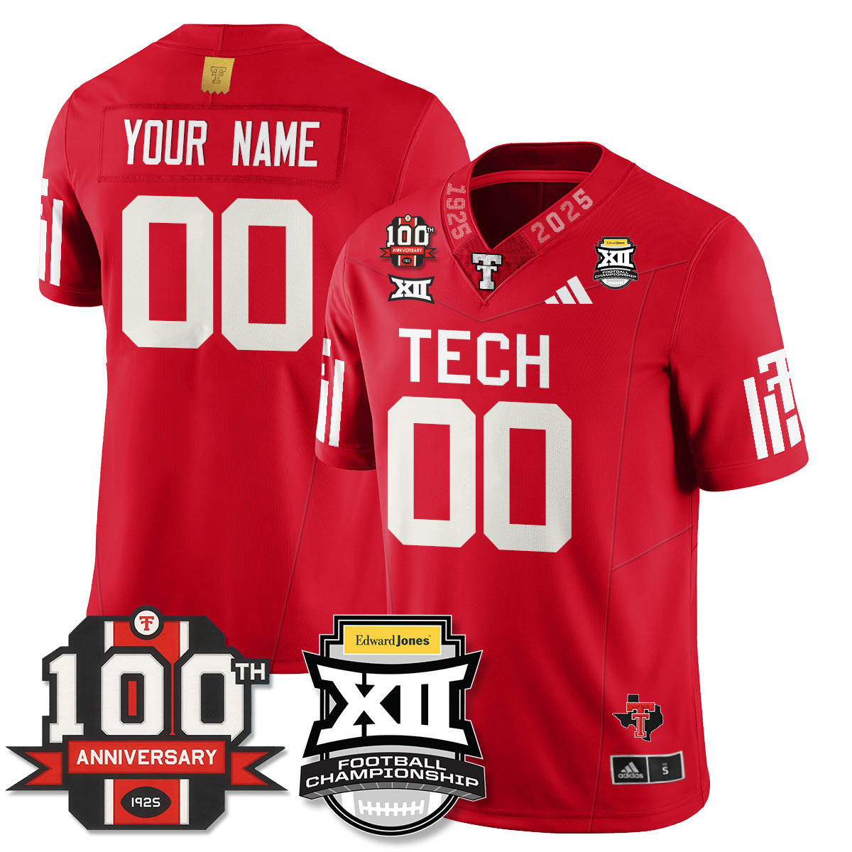 Custom TTRR Football Vapor Limited Jersey - Edward Jones Champions - All Stitched