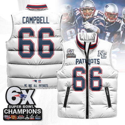 NE 6-Time Champions Unisex Puffer Vest