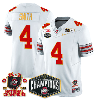 OSU 'Heritage Stripe' 2025 CFP Patch - National Champions Jersey N8 - All Stitched